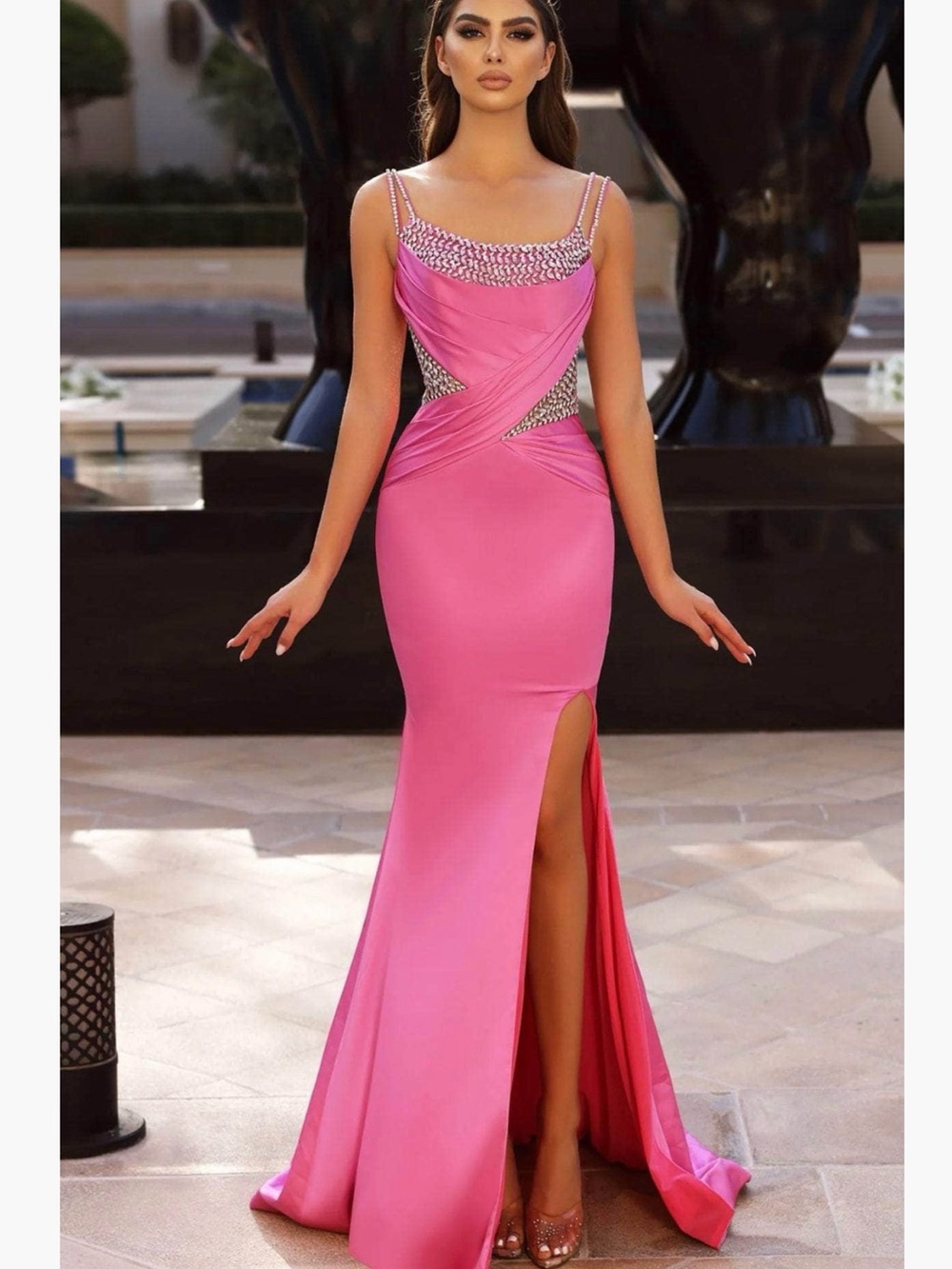 Pink Gown - Portia and Scarlett pageant dress